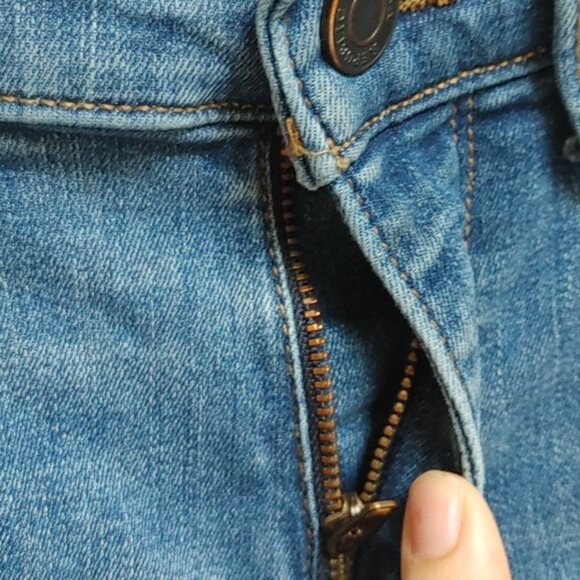 BANANA REPUBLIC Olivia Palermo blue jeans pants with pockets, zipper - Picture 6 of 10